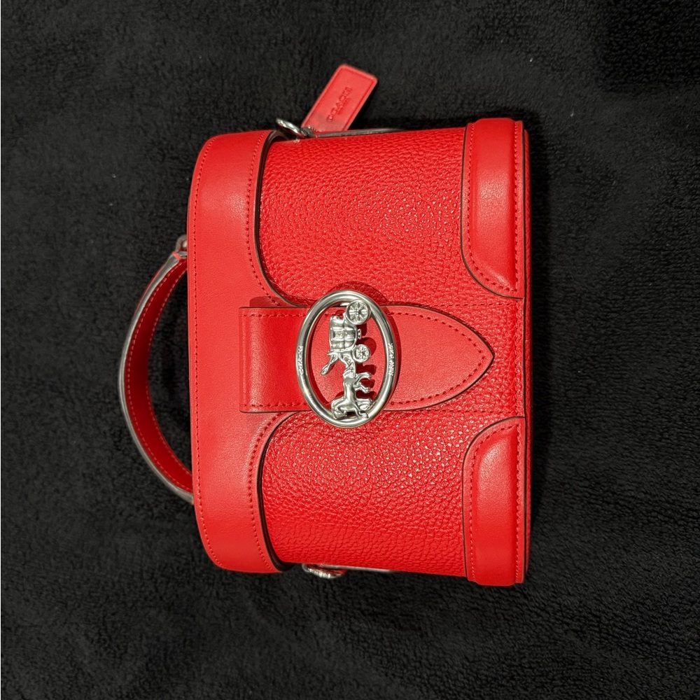Coach Red Leather Women's Bag